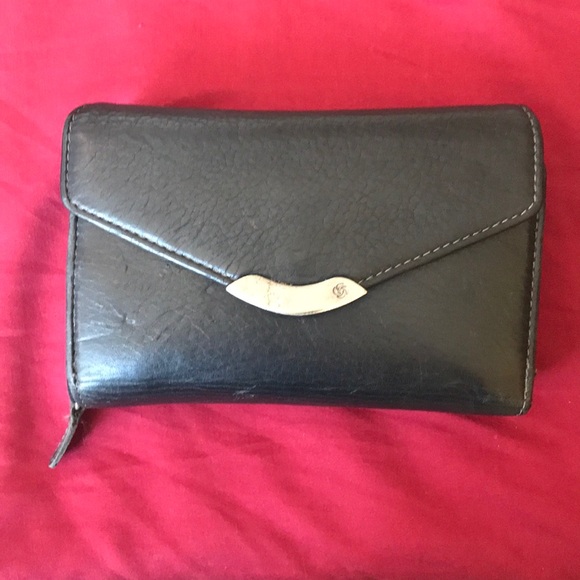 Black Leather Wallet - Picture 1 of 7